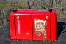 Load image into Gallery viewer, SOLD! - Jan 8, 2016 - LIPSTICK RED Vintage Deco Retro 1948 Philco Transitone 48-200 AM Bakelite Tube Radio Works! Wow! - [product_type} - Philco - Retro Radio Farm