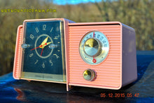 画像をギャラリービューアに読み込む, SOLD! - Mar 24, 2016 - POWDER PINK Mid Century Jetsons 1959 General Electric Model C-406A Tube AM Clock Radio Works Great Some Issues - [product_type} - General Electric - Retro Radio Farm