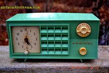 Load image into Gallery viewer, SOLD! - Dec 13, 2015 - BLUETOOTH MP3 Ready - Admiral Model 251 955 AM Tube Radio Pistachio Green Retro Jetsons Mid Century Vintage Totally Restored! - [product_type} - Admiral - Retro Radio Farm