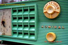 Charger l&#39;image dans la galerie, SOLD! - Dec 13, 2015 - BLUETOOTH MP3 Ready - Admiral Model 251 955 AM Tube Radio Pistachio Green Retro Jetsons Mid Century Vintage Totally Restored! - [product_type} - Admiral - Retro Radio Farm