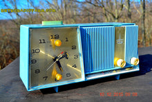 Load image into Gallery viewer, SOLD! - Feb 15, 2016 - Motorola C11G Clock Radio Baby Blue 1960 Tube AM Clock Radio Totally Restored! Rare! - [product_type} - Motorola - Retro Radio Farm