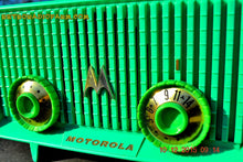Load image into Gallery viewer, SOLD! - Feb 13, 2016 - Motorola 56R Sea Green 1957 AM Tube Radio Mid Century Vintage Rare! Works Great! - [product_type} - Motorola - Retro Radio Farm