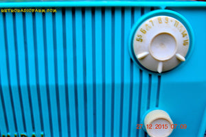 SOLD! - Feb 19, 2016 - BLUETOOTH MP3 READY - DEFINITELY TURQUOISE Mid Century Vintage 1959 Emerson Model 4L2A Tube Radio - [product_type} - Emerson - Retro Radio Farm