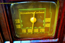 Load image into Gallery viewer, SOLD! - Feb 14, 2016 - BIG BROWN BAKELITE Art Deco Vintage Industrial Age 1948 Stromberg Carlson Model 1100 Tube Radio Totally Restored - [product_type} - Stromberg Carlson - Retro Radio Farm