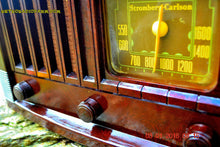Charger l&#39;image dans la galerie, SOLD! - Feb 14, 2016 - BIG BROWN BAKELITE Art Deco Vintage Industrial Age 1948 Stromberg Carlson Model 1100 Tube Radio Totally Restored - [product_type} - Stromberg Carlson - Retro Radio Farm