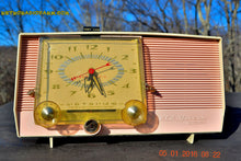 Load image into Gallery viewer, SOLD! - Feb 20, 2016 - PINK and White Retro Jetsons Vintage 1957 RCA C-4FE AM Tube Clock Radio Totally Restored! - [product_type} - RCA Victor - Retro Radio Farm