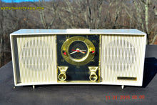 Charger l&#39;image dans la galerie, SOLD! - Apr 22, 2016 - BLUETOOTH MP3 READY - Mid Century Retro Ivory 1965 Wards Airline Model 1824A Tube Radio Totally Restored! - [product_type} - Airline - Retro Radio Farm