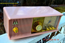 Load image into Gallery viewer, SOLD! - Mar 3, 2016 - MARILYN PINK Retro Jetsons 1957 Motorola 57CC Tube AM Clock Radio Totally Restored! - [product_type} - Motorola - Retro Radio Farm