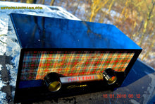 Charger l&#39;image dans la galerie, SOLD! - Mar 9, 2016 - SCOTTISH TARTAN Black Retro Vintage 1954 Capehart Model T-54 AM Tube Radio Totally Restored! - [product_type} - Capehart - Retro Radio Farm