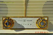 Charger l&#39;image dans la galerie, SOLD! - Dec 10. 2017 - SEAFOAM GREEN Twin Speaker Retro Vintage 1959 Philco Model JB46-124 AM Tube Radio Totally Restored! - [product_type} - Philco - Retro Radio Farm