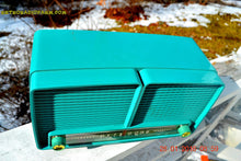Load image into Gallery viewer, SOLD! - Feb 7, 2016 - BLUETOOTH MP3 READY - Turquoise Retro Mid Century Vintage 1957 RCA Victor Model  8-X-8L AM Tube Radio Sounds Great! - [product_type} - Philco - Retro Radio Farm