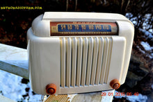 Load image into Gallery viewer, SOLD! - Jan 29, 2016 - BLUETOOTH MP3 READY - Smart Looking 1947 Ivory Bendix Aviation Model 526A Bakelite AM Tube AM Radio Totally Restored! - [product_type} - Bendix Aviation - Retro Radio Farm