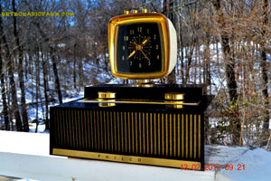 SOLD! - Feb 27, 2016 - SCIENCE FICTION FANTASY 1959 Philco Predicta Model H765-124 Tube AM Clock Radio Works!