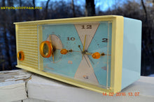 Charger l&#39;image dans la galerie, SOLD! - Feb 17, 2016 - BABY BLUE Vintage Antique Mid Century 1961 Arvin Model 5594 Tube AM Clock Radio Restored and Very Rare and Near Mint!! - [product_type} - Arvin - Retro Radio Farm