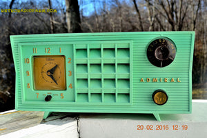 SOLD! - Mar 13,2016 - BLUETOOTH MP3 Ready - Admiral Model 251 955 AM Tube Radio Pistachio Green Retro Jetsons Mid Century Vintage Totally Restored! - [product_type} - Admiral - Retro Radio Farm