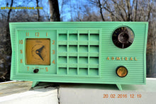 画像をギャラリービューアに読み込む, SOLD! - Mar 13,2016 - BLUETOOTH MP3 Ready - Admiral Model 251 955 AM Tube Radio Pistachio Green Retro Jetsons Mid Century Vintage Totally Restored! - [product_type} - Admiral - Retro Radio Farm