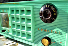 画像をギャラリービューアに読み込む, SOLD! - Mar 13,2016 - BLUETOOTH MP3 Ready - Admiral Model 251 955 AM Tube Radio Pistachio Green Retro Jetsons Mid Century Vintage Totally Restored! - [product_type} - Admiral - Retro Radio Farm