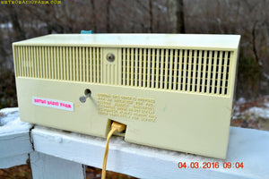 SOLD! - Apr 14, 2016 - SLATE BLUE Mid Century Retro Jetsons 1964 Sylvania Model AK22 Tube AM Clock Radio Totally Restored! - [product_type} - Sylvania - Retro Radio Farm