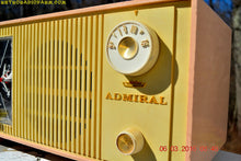 Charger l&#39;image dans la galerie, SOLD! - Apr 15, 2017 - BLUETOOTH MP3 READY - PINK AND CREAM Two Tone Mid Century Retro Admiral Tube AM Radio  Model Y3037A Works Great! - [product_type} - Admiral - Retro Radio Farm