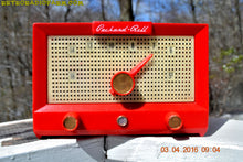 Load image into Gallery viewer, SOLD! - Feb 8, 2017 - CHERRY Red Retro Jetsons Vintage 1956 Packard Bell 5R3 AM Tube Radio Works Great! - [product_type} - Packard-Bell - Retro Radio Farm