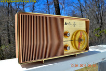 Load image into Gallery viewer, SOLD! - Dec 2, 2019 - MAUVE PINK Retro Mid Century Jetsons Vintage 1962 Arvin Model 2585 AM FM Tube Radio Amazing! - [product_type} - Arvin - Retro Radio Farm