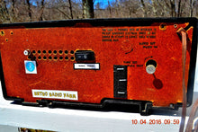 Charger l&#39;image dans la galerie, SOLD! - May 11, 2016 - BLUETOOTH MP3 Ready - EBONY Mid Century Retro Jetsons 1959 Motorola 5C11E Tube AM Clock Radio Totally Restored! - [product_type} - Motorola - Retro Radio Farm