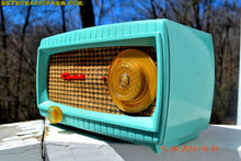 Load image into Gallery viewer, SOLD! -Apr 15,2016 - TURQUOISE AND WICKER Retro Vintage 1949 Capehart Model 3T55B AM Tube Radio Totally Restored! - [product_type} - Capehart - Retro Radio Farm