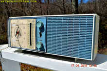 Charger l&#39;image dans la galerie, SOLD! - May 4, 2016 - SLATE BLUE Mid Century Antique Retro Vintage 1963 RCA Victor Model RGS19A AM/FM Tube Clock Radio Works Great! - [product_type} - RCA Victor - Retro Radio Farm