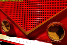 画像をギャラリービューアに読み込む, SOLD! - Apr 21, 2016 - FIRE ENGINE Red Mid Century Retro Jetsons 1959 Olympic Model 550-551 Tube AM Radio Works! - [product_type} - Olympic - Retro Radio Farm