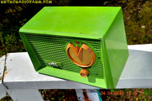 Load image into Gallery viewer, SOLD! - Apr 12, 2017 - BLUETOOTH MP3 READY - Grasshopper Green Retro Jetsons Vintage 1955 Arvin 951T AM Tube Radio Works Great! - [product_type} - Arvin - Retro Radio Farm