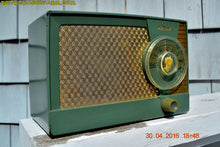 Load image into Gallery viewer, SOLD! - Apr 20, 2017 - OLIVE GREEN Mid Century Retro Antique 1959 Mitchell Fiesta Model 1305 Tube AM Radio Works Great! - [product_type} - Mitchell - Retro Radio Farm