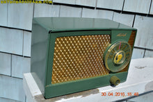 Charger l&#39;image dans la galerie, SOLD! - Apr 20, 2017 - OLIVE GREEN Mid Century Retro Antique 1959 Mitchell Fiesta Model 1305 Tube AM Radio Works Great! - [product_type} - Mitchell - Retro Radio Farm
