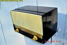 Charger l&#39;image dans la galerie, SOLD! - Sept 28, 2016 - BLUETOOTH MP3 READY - Black and White Retro Jetsons Vintage 1954 RCA Victor Model X212 AM Tube Radio Works Great! - [product_type} - RCA Victor - Retro Radio Farm