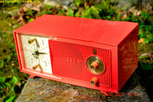 画像をギャラリービューアに読み込む, SOLD! - May 30, 2016 - BLUETOOTH MP3 Ready - Salmon Pink Mid Century Jetsons 1959 Zenith Model E514A Tube AM Clock Radio Works Great! - [product_type} - Zenith - Retro Radio Farm