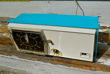 Charger l&#39;image dans la galerie, SOLD! - June 13, 2016 - BLUETOOTH MP3 Ready - Turquoise and White Retro Jetsons Vintage 1957 RCA Victor Model C-2E AM Tube Radio Works Great! - [product_type} - RCA Victor - Retro Radio Farm