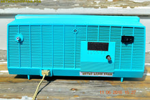 Load image into Gallery viewer, SOLD! - June 13, 2016 - BLUETOOTH MP3 Ready - Turquoise and White Retro Jetsons Vintage 1957 RCA Victor Model C-2E AM Tube Radio Works Great! - [product_type} - RCA Victor - Retro Radio Farm