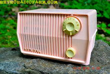 Charger l&#39;image dans la galerie, SOLD! - Aug 1, 2016 - BLUETOOTH MP3 Ready - Pink Marshmallow Retro Mid Century Vintage 1959 Admiral Model 4L2A AM Tube Radio Totally Restored! - [product_type} - Admiral - Retro Radio Farm