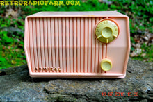 Load image into Gallery viewer, SOLD! - Aug 1, 2016 - BLUETOOTH MP3 Ready - Pink Marshmallow Retro Mid Century Vintage 1959 Admiral Model 4L2A AM Tube Radio Totally Restored! - [product_type} - Admiral - Retro Radio Farm