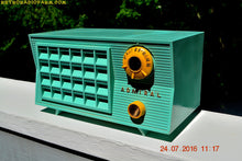 Charger l&#39;image dans la galerie, SOLD! - Aug 7, 2016 - BLUETOOTH MP3 Ready - Pistachio Green Antique Mid Century Vintage 1955 Admiral 5R3 AM Tube Radio Sounds Great! - [product_type} - Admiral - Retro Radio Farm