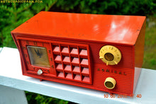 画像をギャラリービューアに読み込む, SOLD! - Oct 19, 2016 - BLUETOOTH MP3 Ready - Original Factory Cimarron Red Admiral Model 5S35N AM Tube Radio - [product_type} - Admiral - Retro Radio Farm
