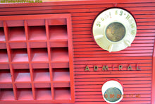 Load image into Gallery viewer, SOLD! - Oct 19, 2016 - BLUETOOTH MP3 Ready - Original Factory Cimarron Red Admiral Model 5S35N AM Tube Radio - [product_type} - Admiral - Retro Radio Farm