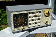 Charger l&#39;image dans la galerie, SOLD! - Nov 5, 2016 - BLUETOOTH MP3 Ready - RARE Thunderstorm Grey And White Admiral Model 5G49N AM Tube Radio Retro Mid Century Vintage Near Mint! - [product_type} - Admiral - Retro Radio Farm