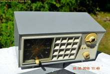 Load image into Gallery viewer, SOLD! - Nov 5, 2016 - BLUETOOTH MP3 Ready - RARE Thunderstorm Grey And White Admiral Model 5G49N AM Tube Radio Retro Mid Century Vintage Near Mint! - [product_type} - Admiral - Retro Radio Farm
