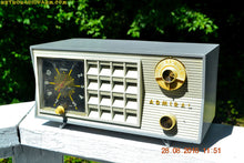 Load image into Gallery viewer, SOLD! - Nov 5, 2016 - BLUETOOTH MP3 Ready - RARE Thunderstorm Grey And White Admiral Model 5G49N AM Tube Radio Retro Mid Century Vintage Near Mint! - [product_type} - Admiral - Retro Radio Farm