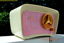 Load image into Gallery viewer, SOLD! - Oct 15, 2016 - SO JETSONS LOOKING Retro Vintage Pink and Black 1959 CBS Model 2160 AM Tube Radio So Cute! - [product_type} - Travler - Retro Radio Farm