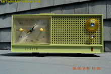 Load image into Gallery viewer, SOLD! - June 15, 2017 - AVOCADO Mid Century Retro Jetsons Vintage 1962 Zenith H519F AM Tube Clock Radio Works Great! - [product_type} - Zenith - Retro Radio Farm