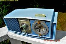 Load image into Gallery viewer, SOLD! - Sept 17, 2016 - BLUE on Blue Mid Century Retro 1963 Motorola Model C19B60 Tube AM Clock Radio Totally Restored! - [product_type} - Motorola - Retro Radio Farm