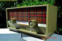 Charger l&#39;image dans la galerie, SOLD! - Oct 19, 2017 - SCOTTISH TARTAN Khaki Green Retro Vintage 1954 Capehart Model T-54 AM Tube Radio Totally Restored! - [product_type} - Capehart - Retro Radio Farm