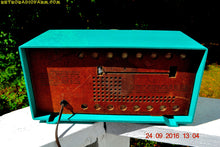 Charger l&#39;image dans la galerie, SOLD! - Dec 13, 2016 - ABSOLUTELY TURQUOISE Twin Speaker Retro Vintage 1959 Philco Model E-816-124 AM Tube Radio Totally Restored! - [product_type} - Philco - Retro Radio Farm