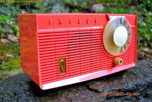 画像をギャラリービューアに読み込む, SOLD! - May 31, 2019 - Coral Pink Mid Century Retro Antique 1958 Philco Model F815-124 Tube AM Radio Totally Restored! - [product_type} - Philco - Retro Radio Farm